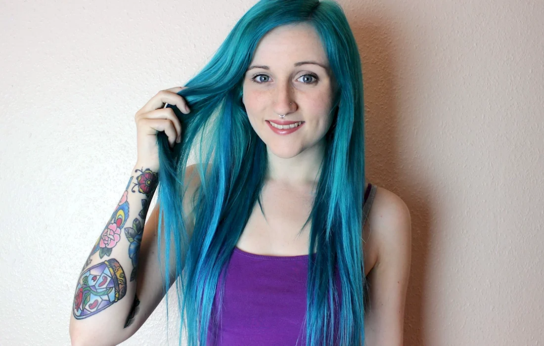 Crazy Color Peacock Blue