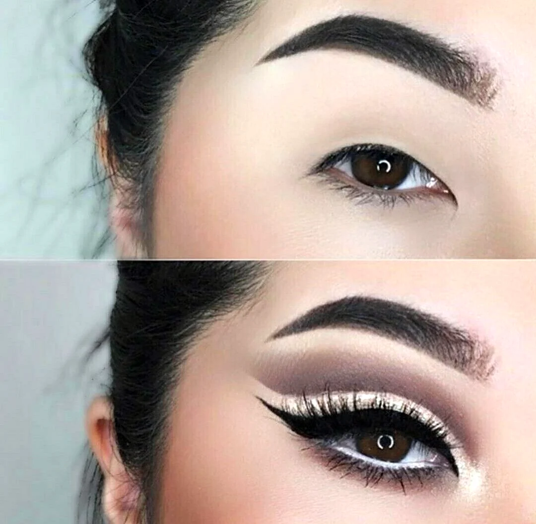 Cut Crease для азиатских глаз