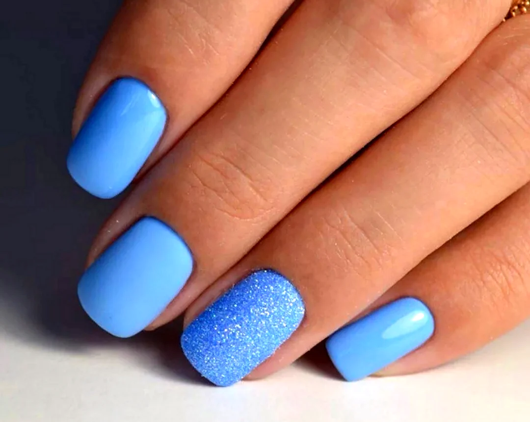 Trendy Blue Nail Designs for 