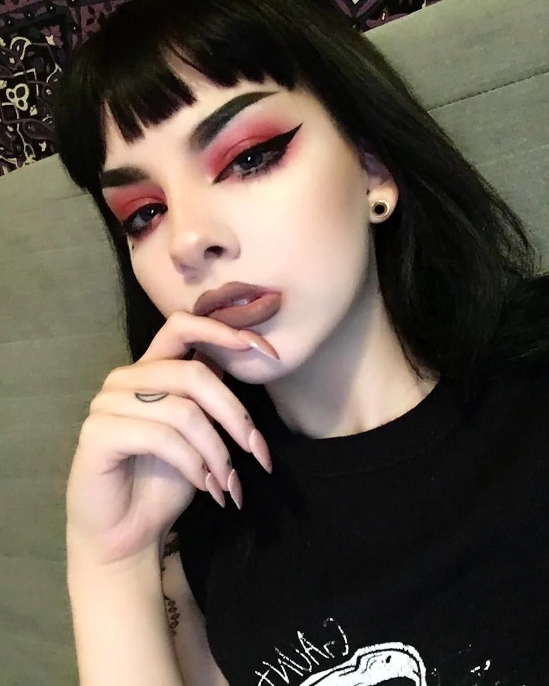 Goth Грандж 2020 макияж