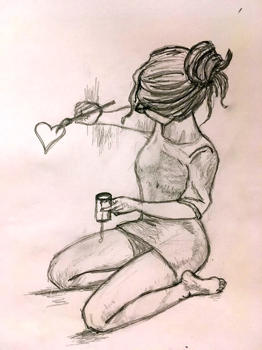 Грустные рисунки
