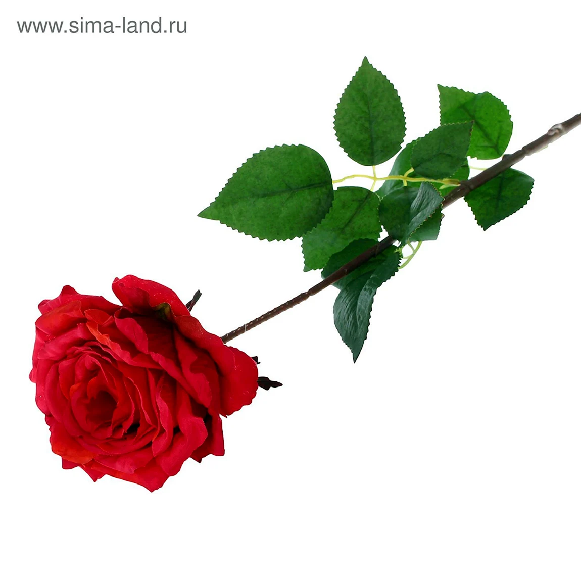 Искусственная роза с шипами