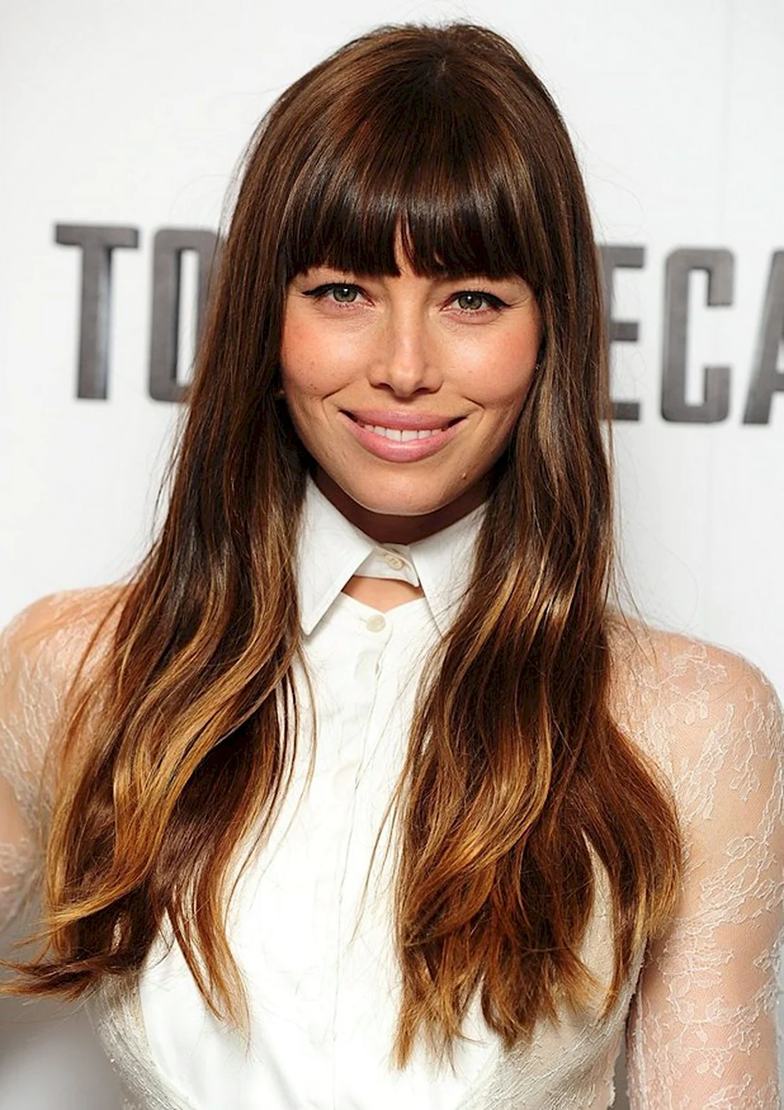 Jessica Biel челка