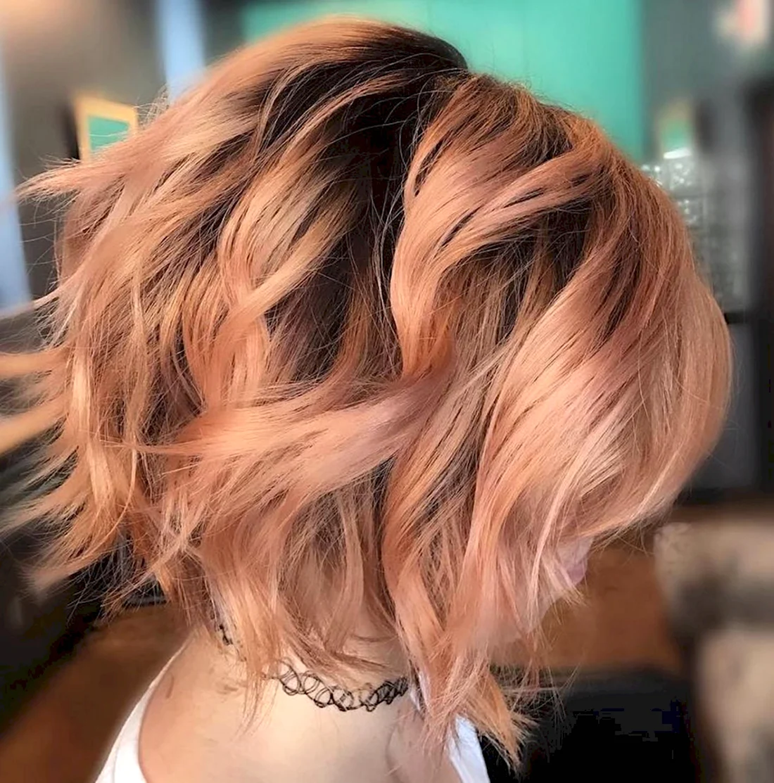 Карамельный балаяж Боб