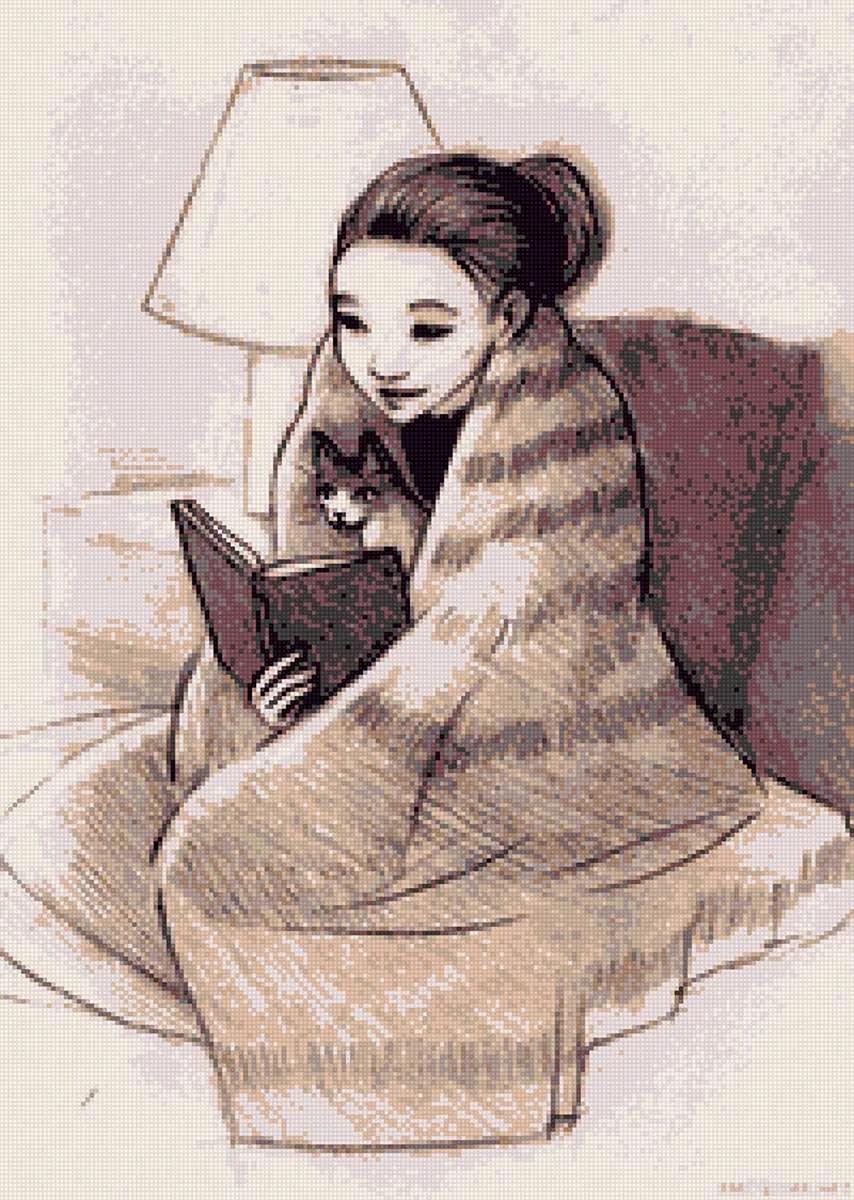 Книжная иллюстрация карандашом