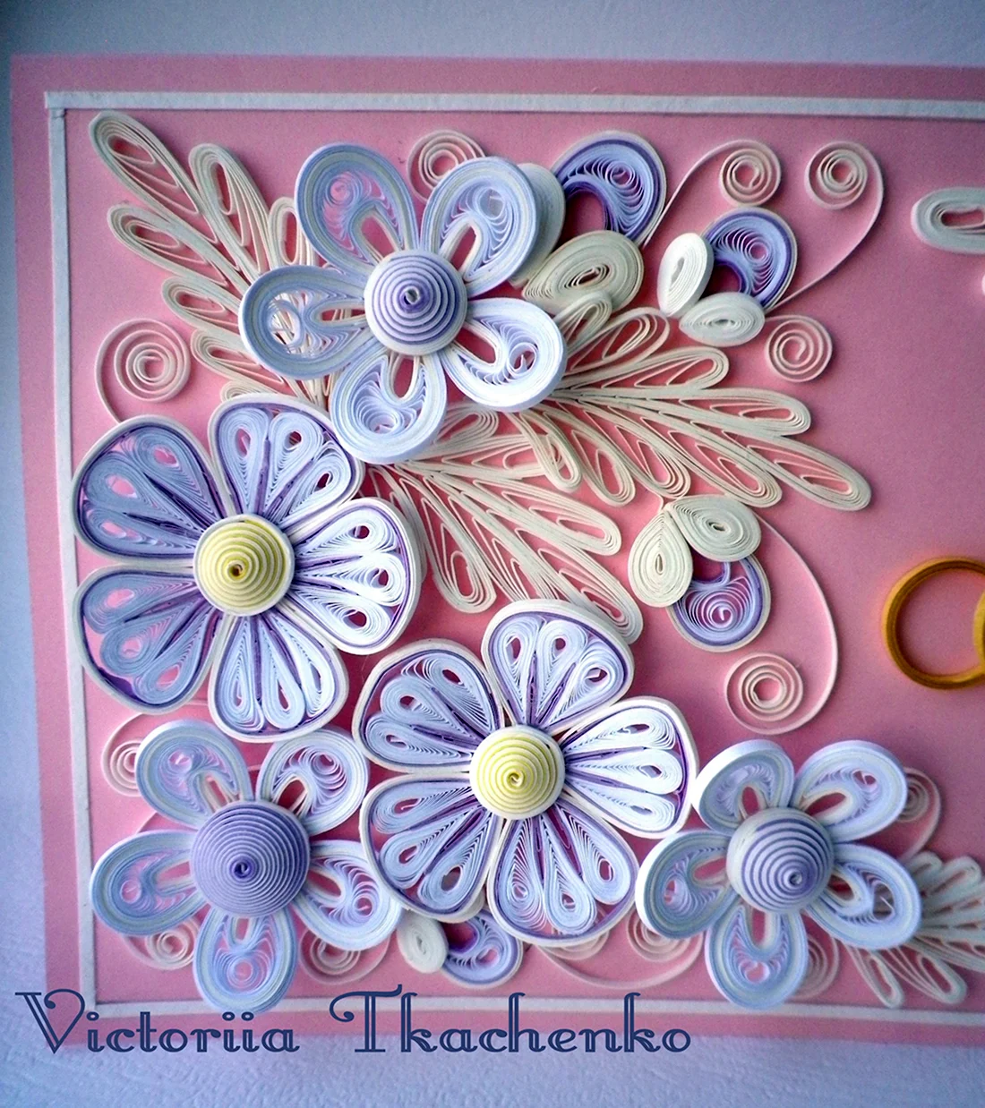 Квиллинг нежные цветы
