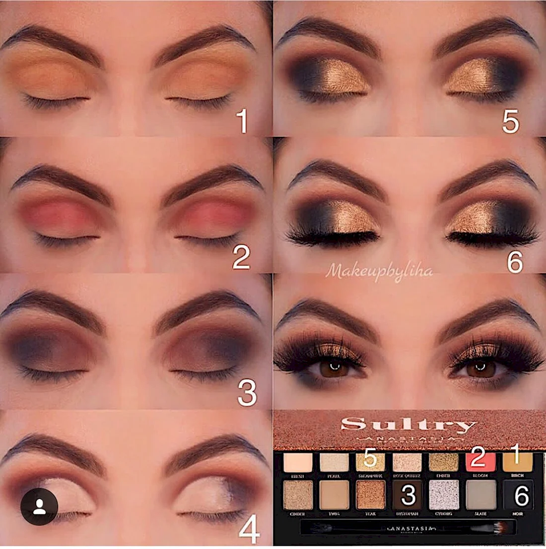 Макияж с палеткой Anastasia Beverly Hills sultry