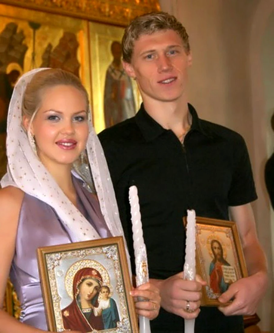 Мария и Павел Погребняк в молодости