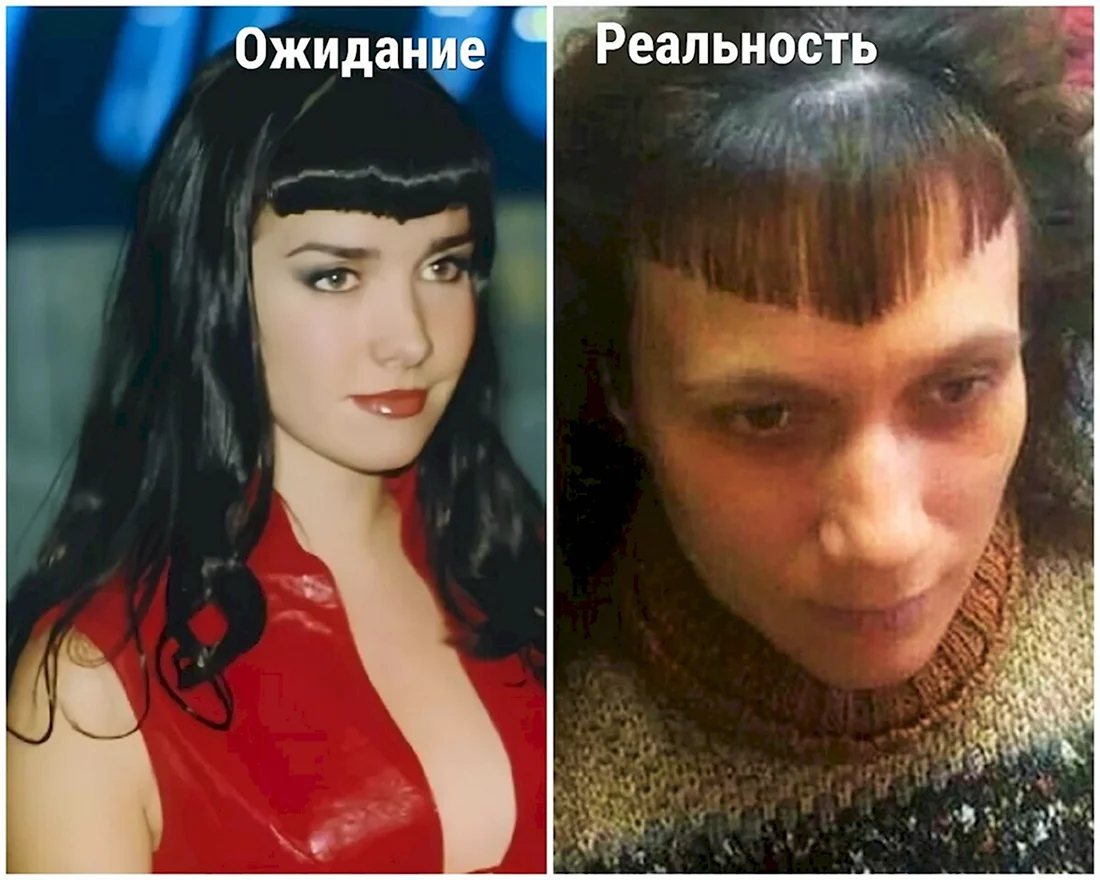 Наталья Орейро с челкой