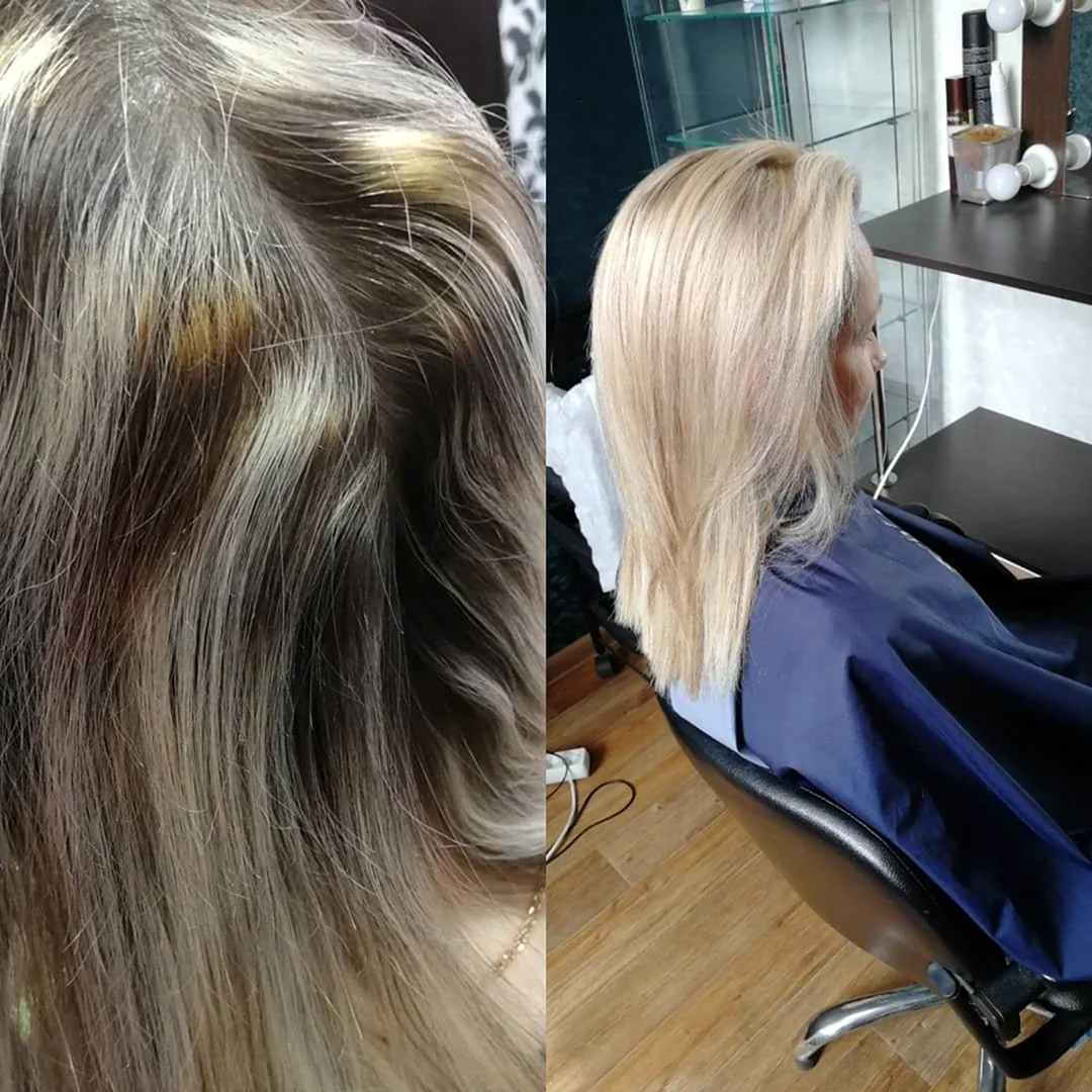 Неудачное мелирование