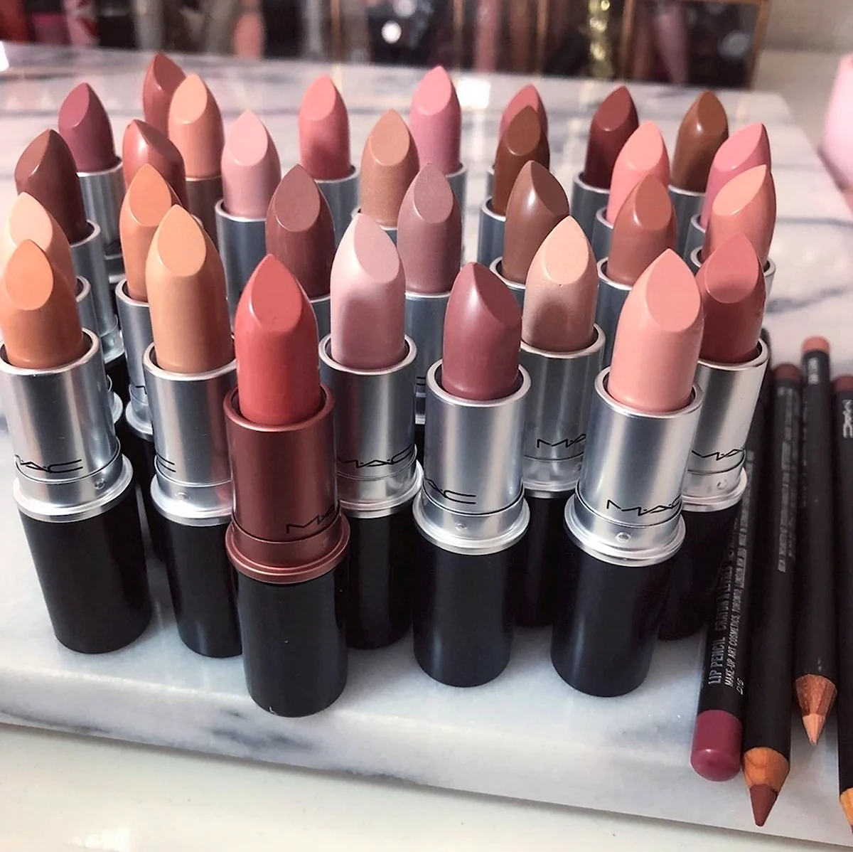 Нюдовые помады Mac