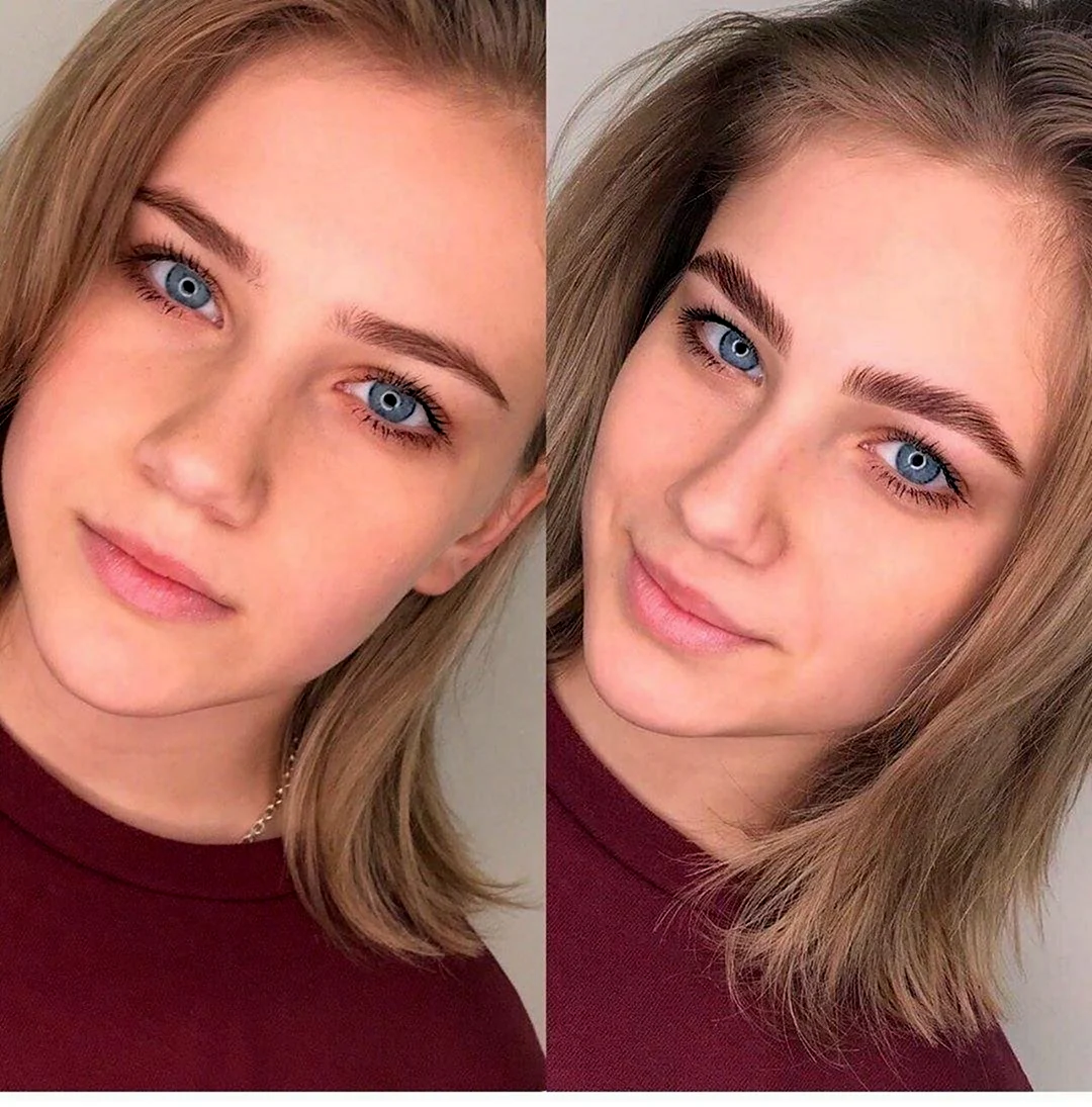Окрашивание бровей