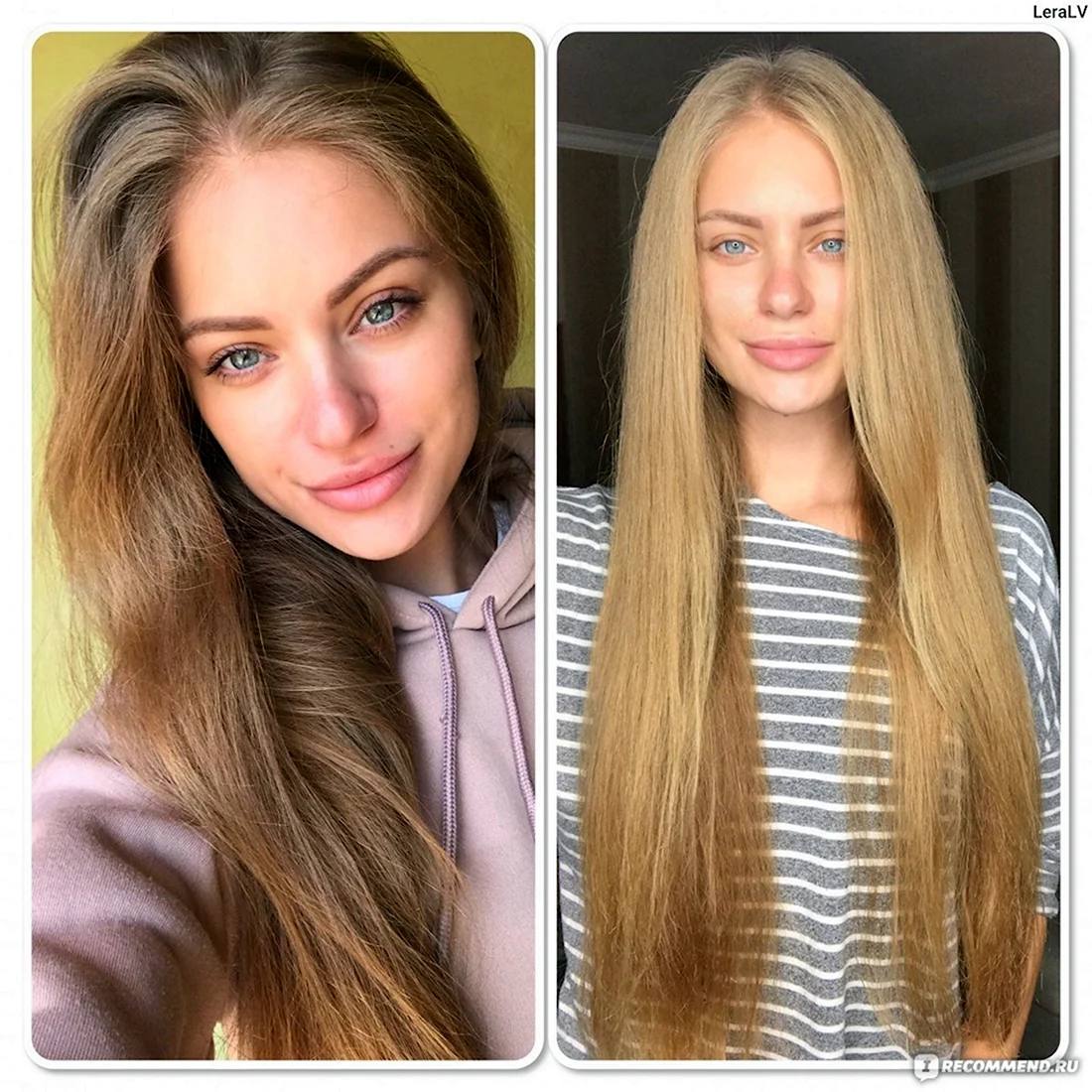 Осветление темно русых волос