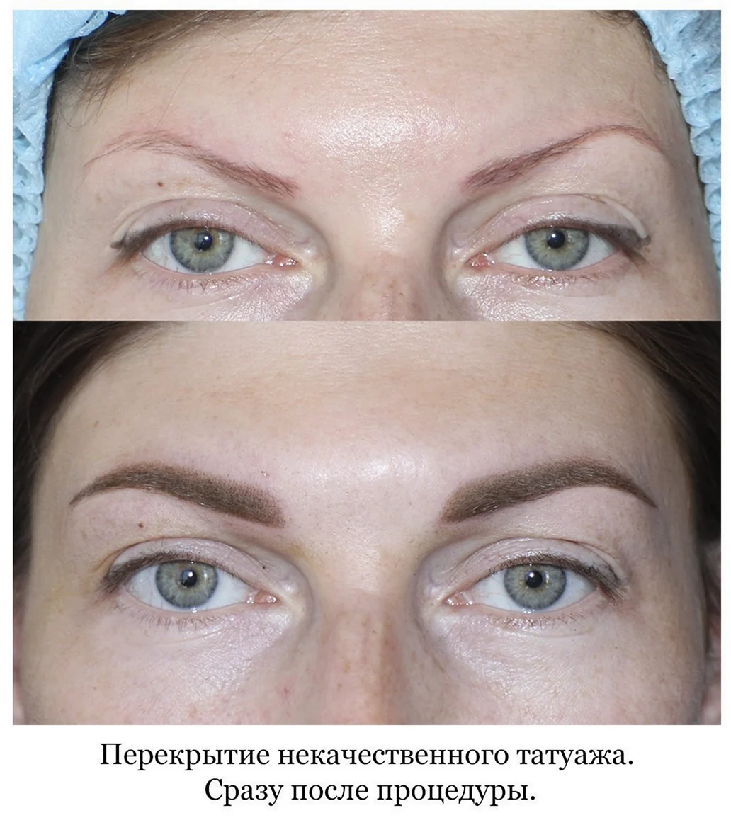 Перекрытие старого татуажа