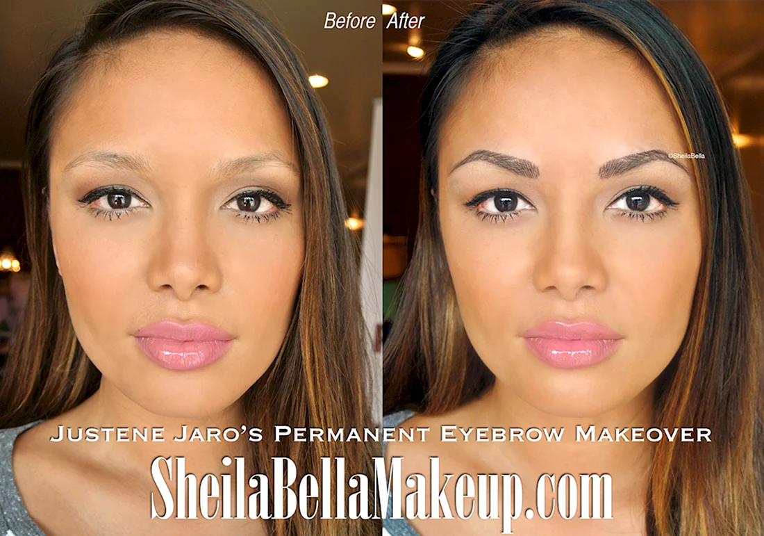 Permanent Makeup before after