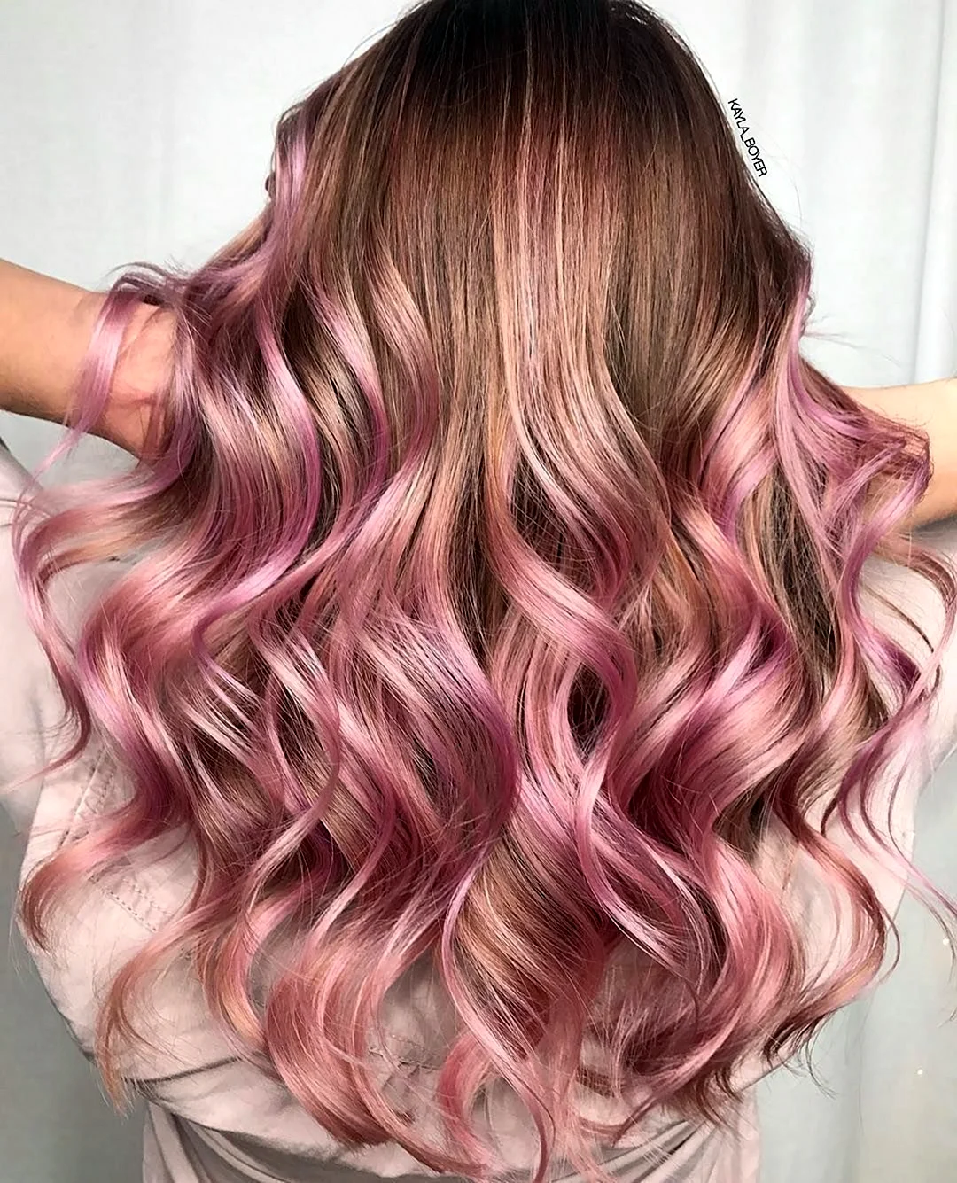 Pink Ombre hair