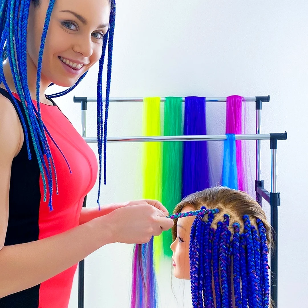 Плетение афрокосы с канекалоном