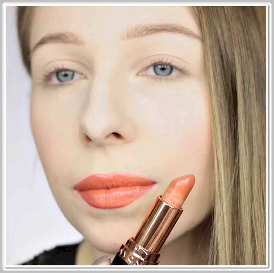Помада эйвон Silky Peach