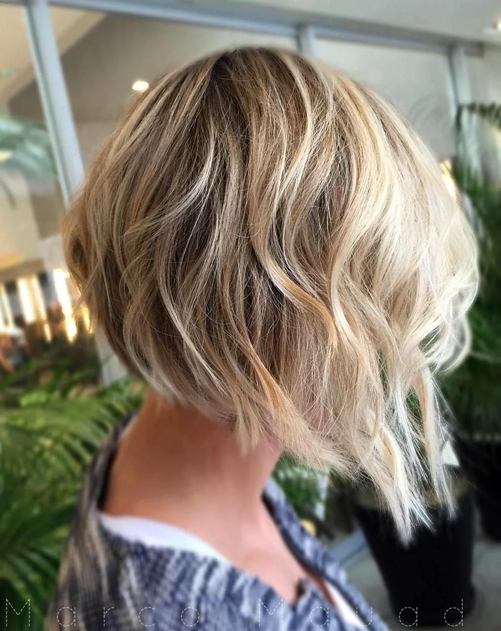 Пшеничный балаяж на каре