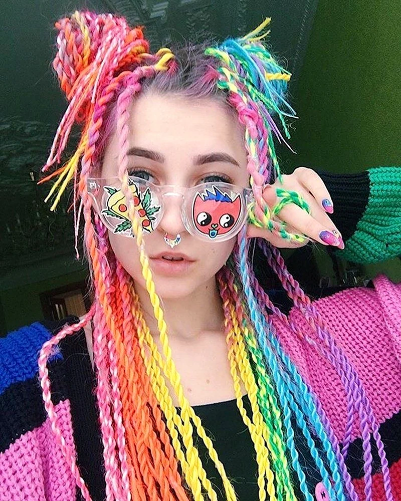 Радужные дреды