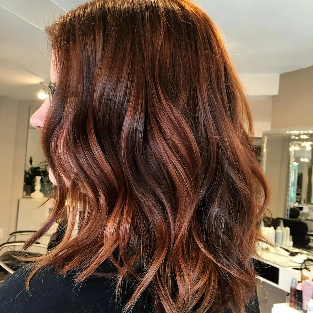 Reddish Brown hair Color