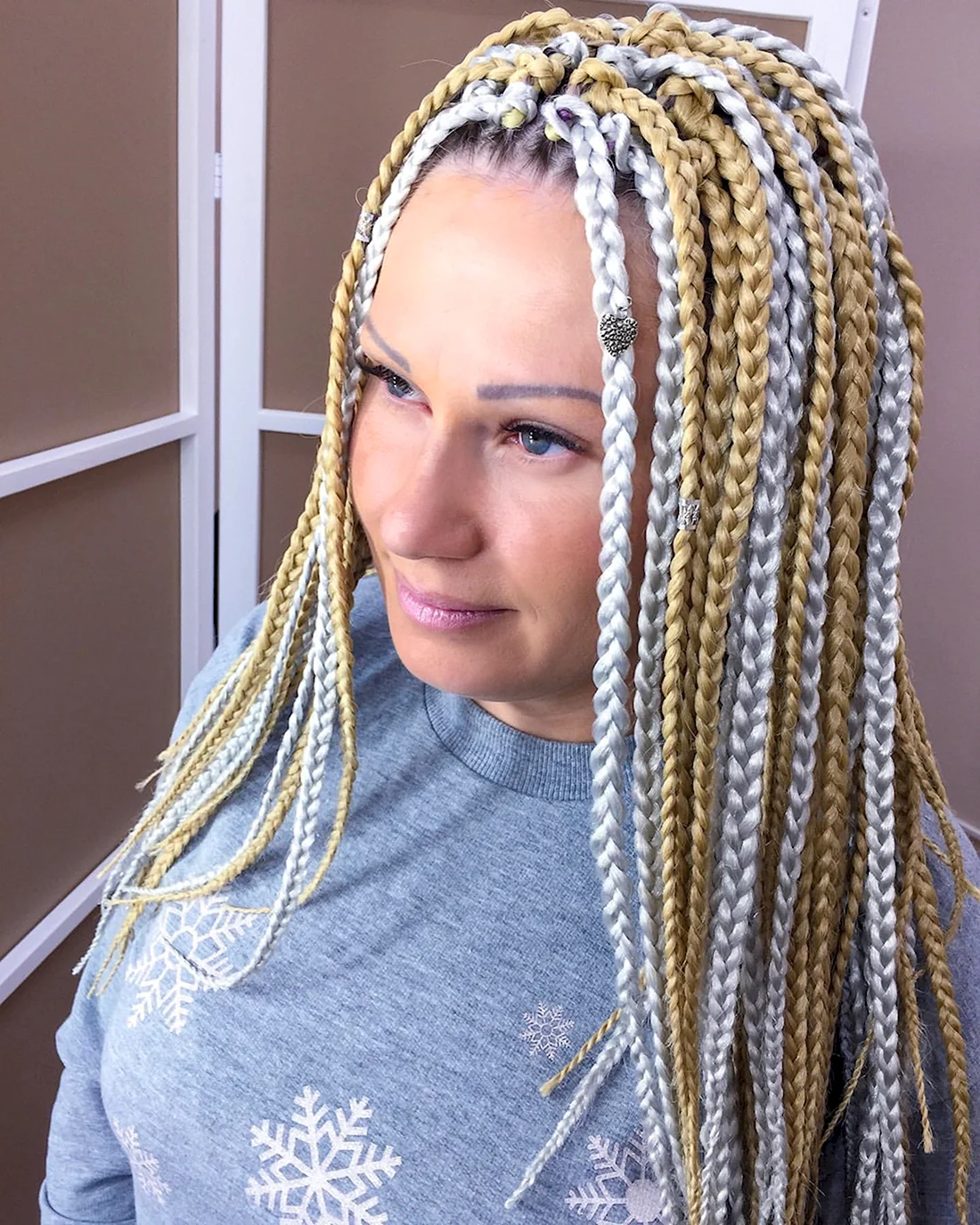 Сенегальские косы через брейды