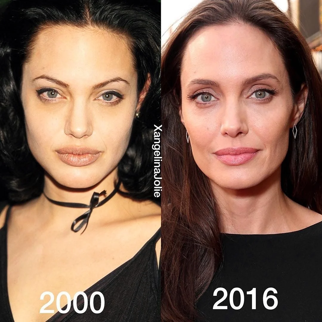 Скулы Анджелины Джоли