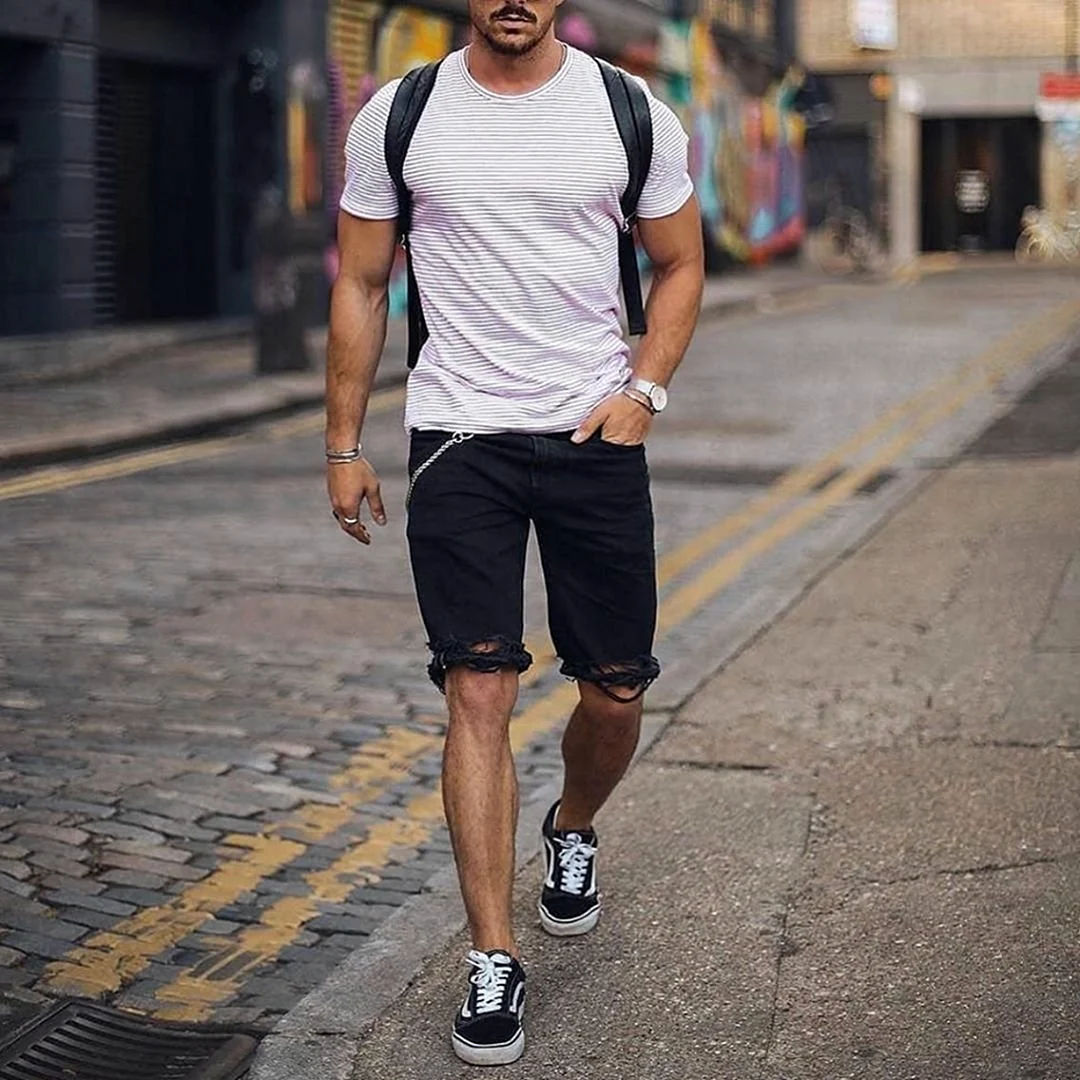 Adidas Superstar look man
