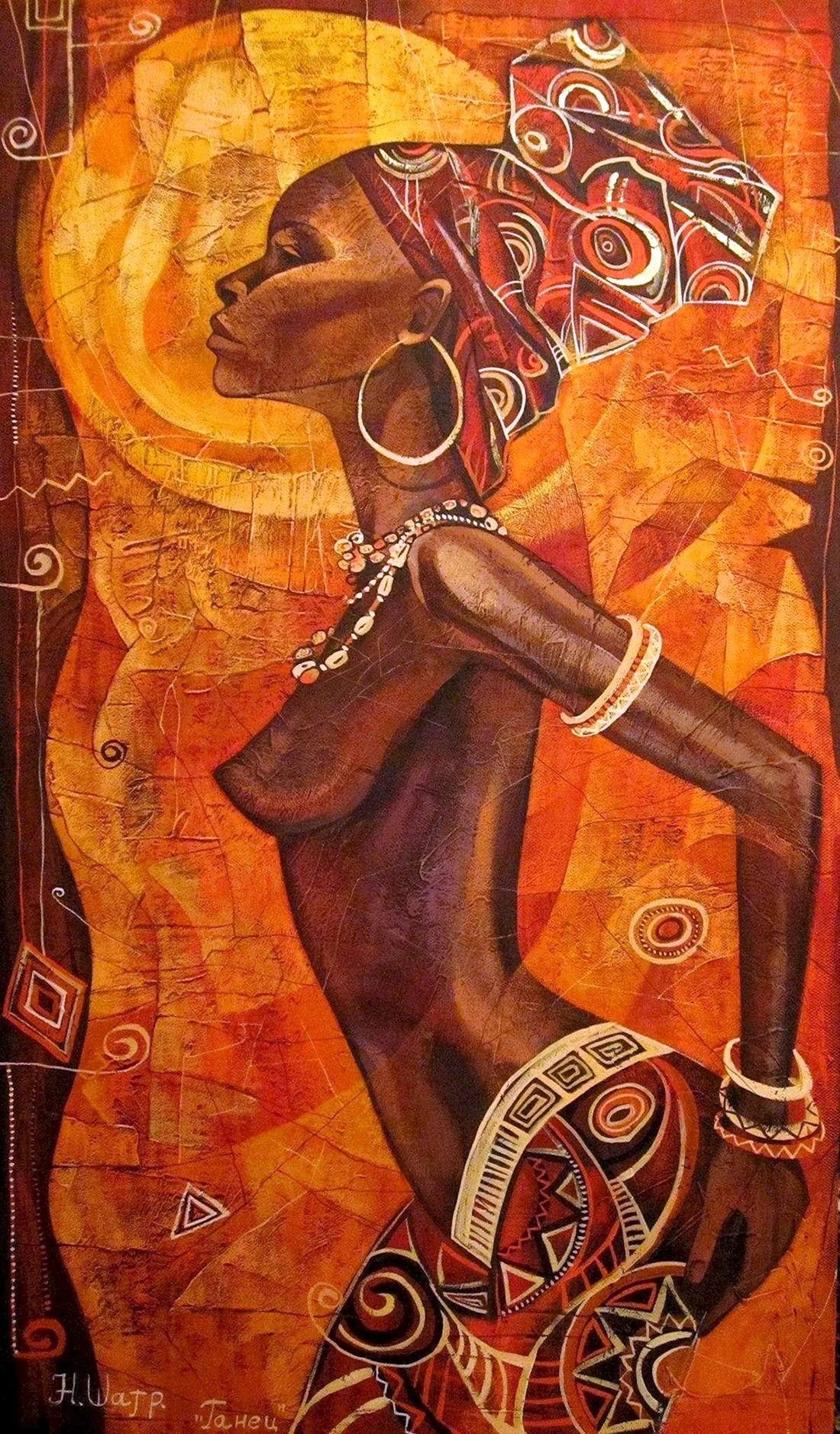 Африканские мотивы... Художник Keith Mallett