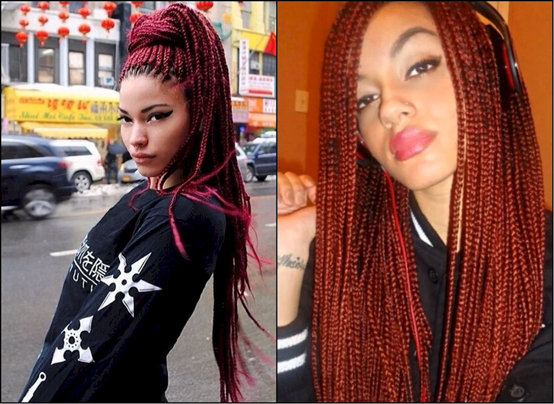 Афрокосы Box Braids