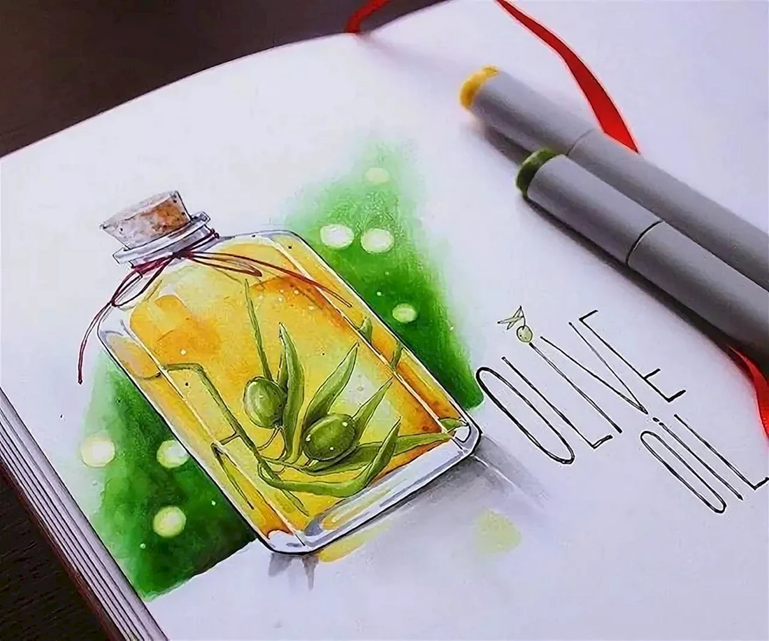 Акварельные маркеры для рисования