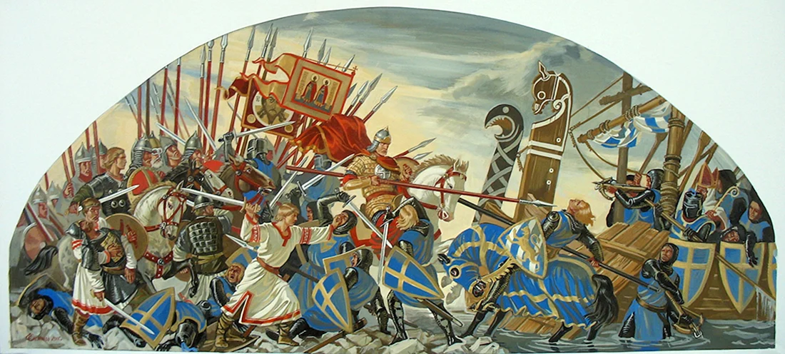 Александр Невский князь Невская битва