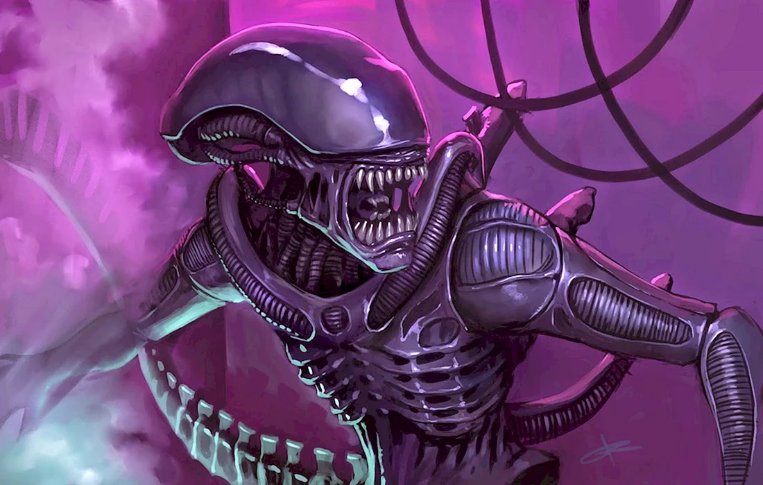 Aliens vs Predator 2 чужой Xenomorph арт