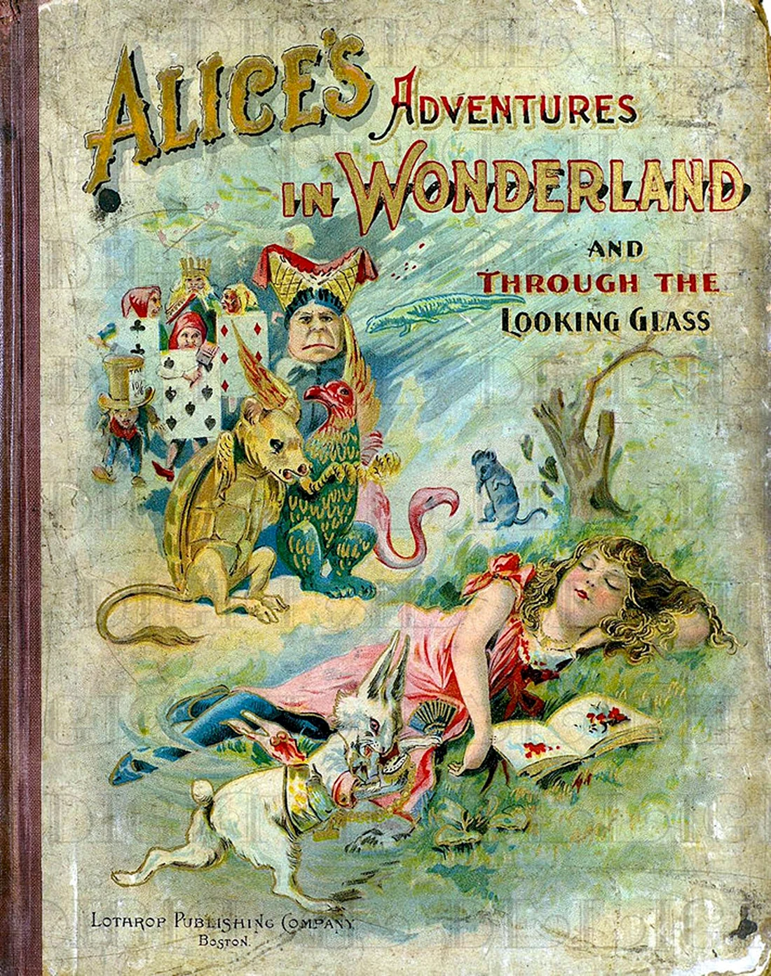 Алиса в стране чудес обложка книги