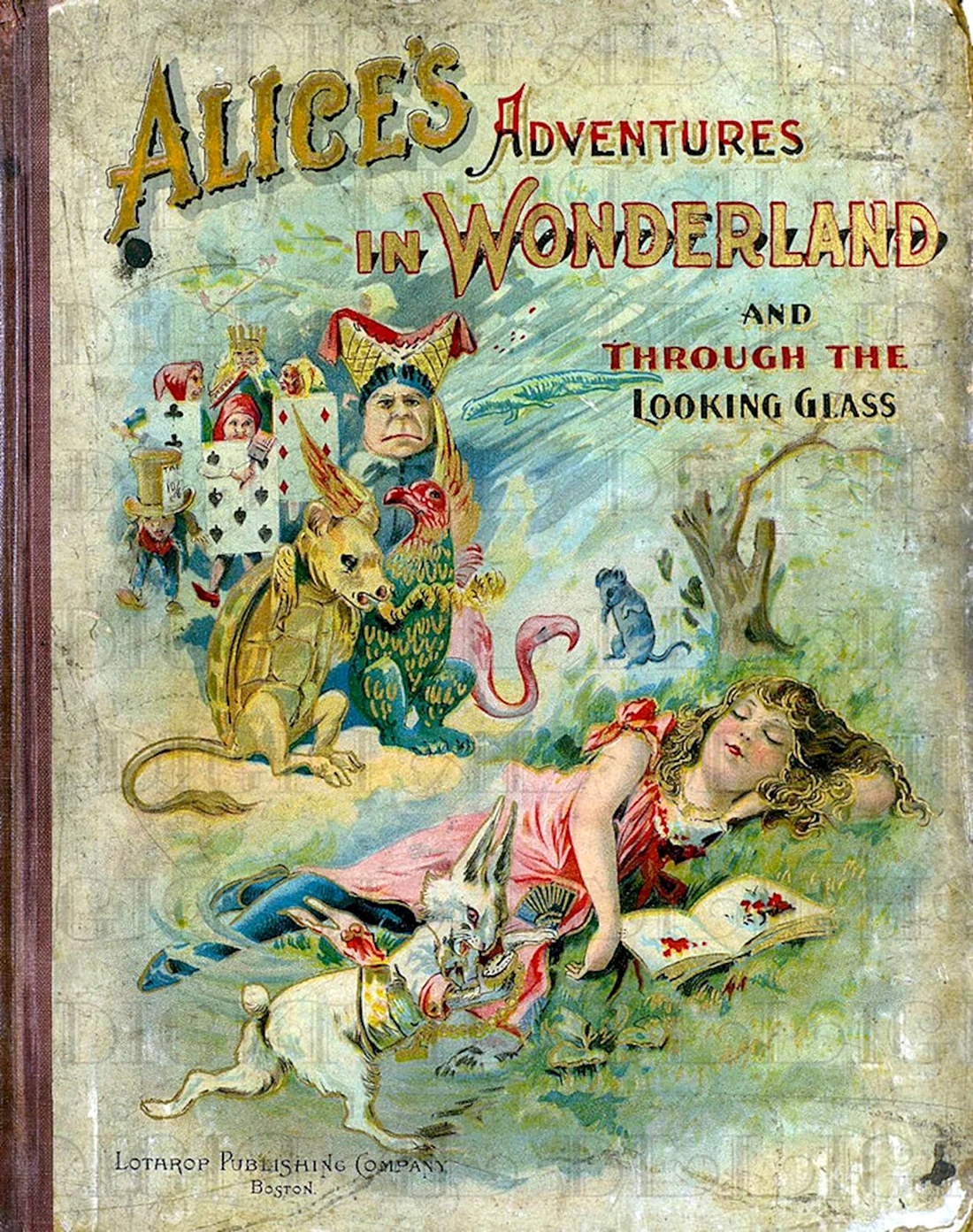 Алиса в стране чудес обложка книги