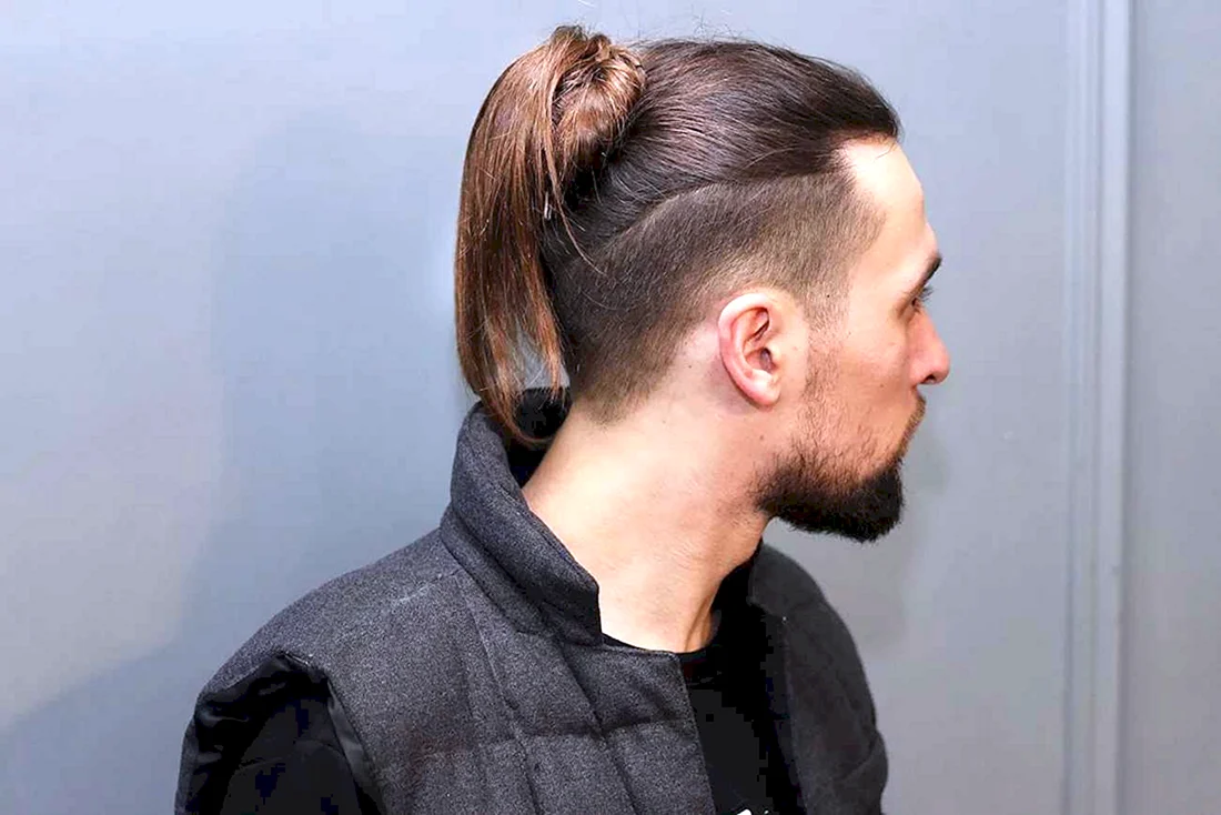 Андеркат man bun