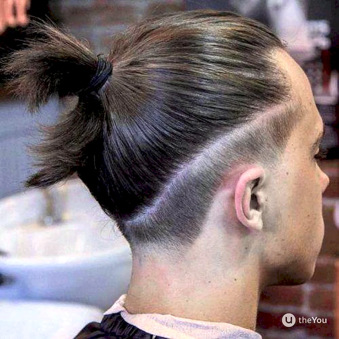 Андеркат man bun