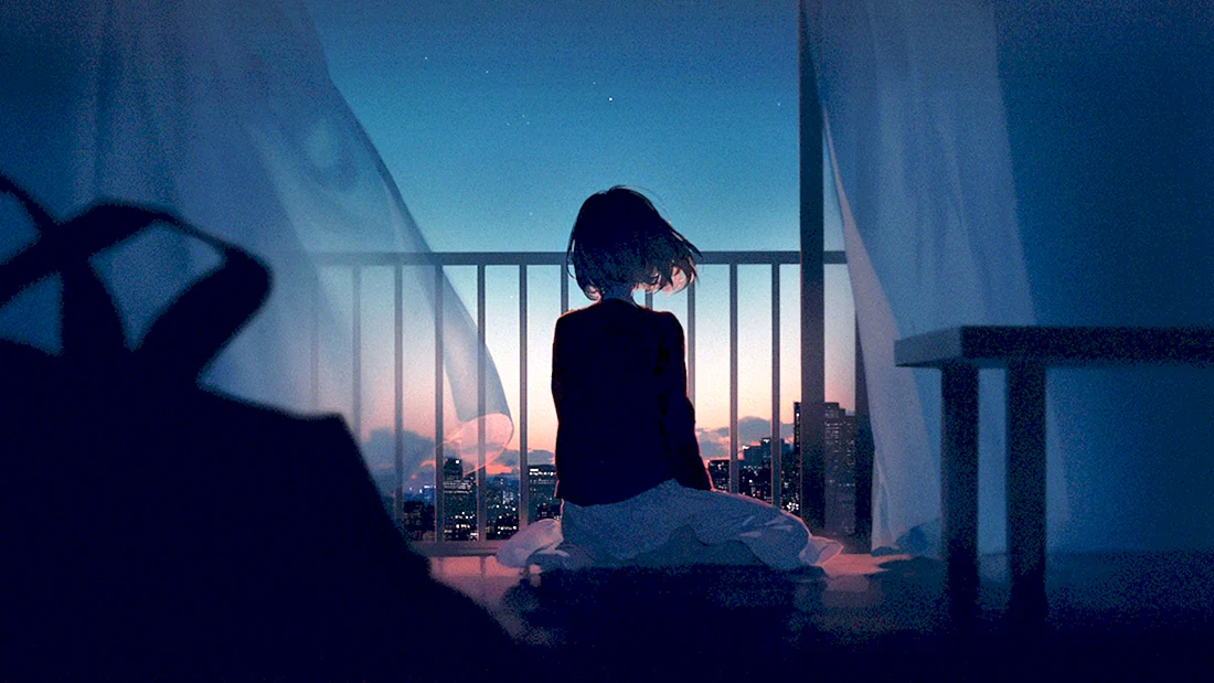 Аниме сад aesthetic