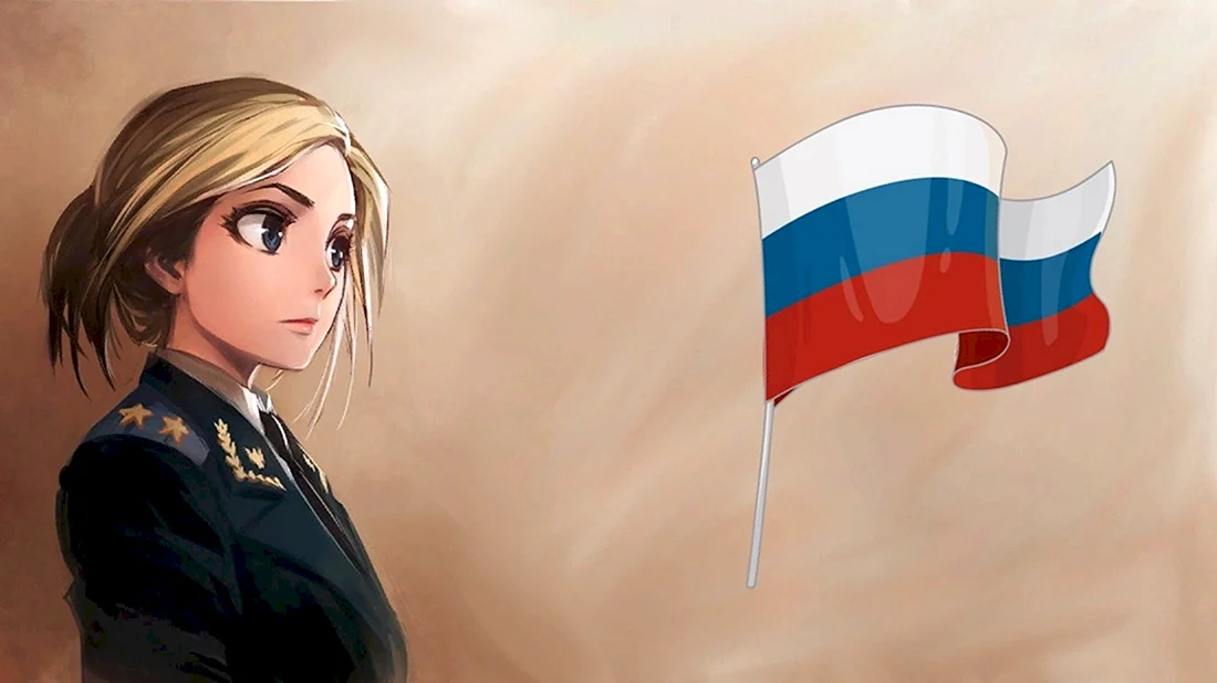Аниме тянка Российская Империя