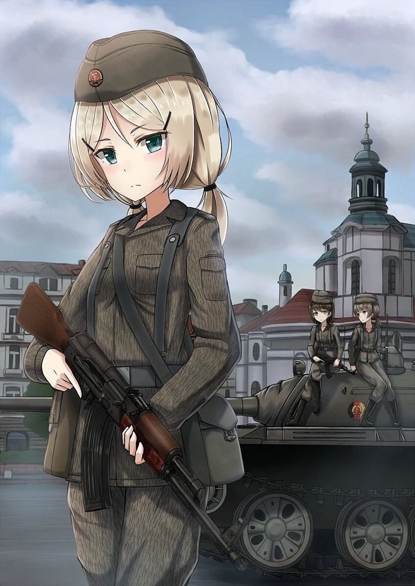 Аниме тянка Советский Союз