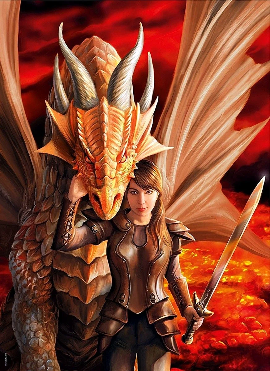 Anne Stokes драконы