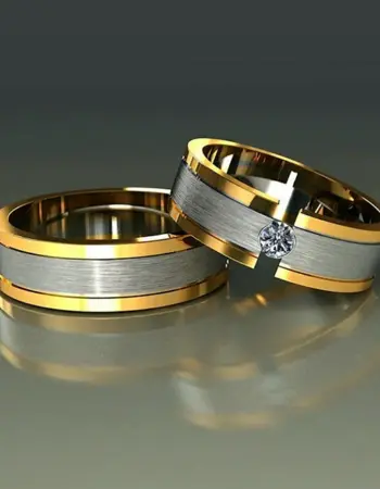 Арт. 2246279 Золотое обручальное кольцо СИНТЕРИНГ 7 мм