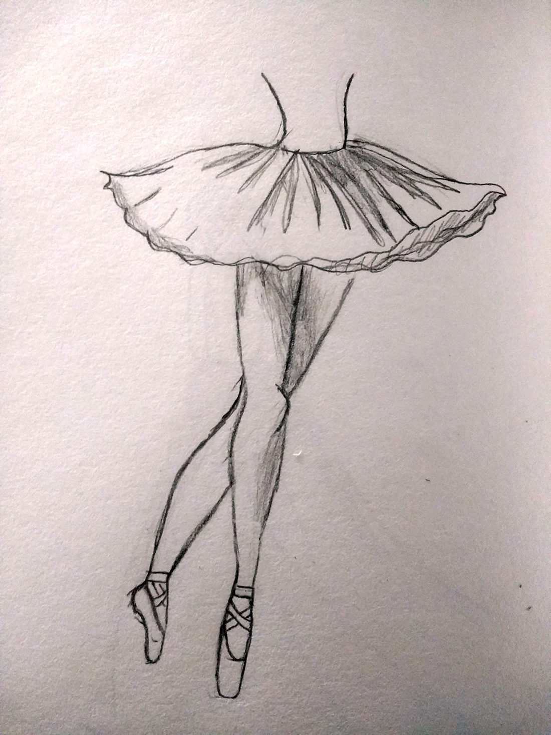 Балерина рисунок