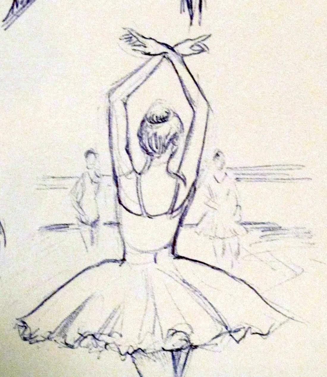 Балерина рисунок