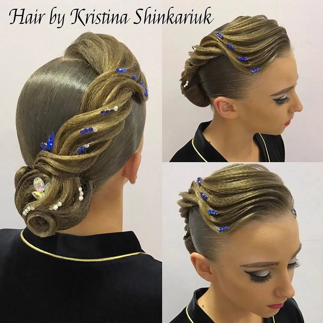 Бальные прически