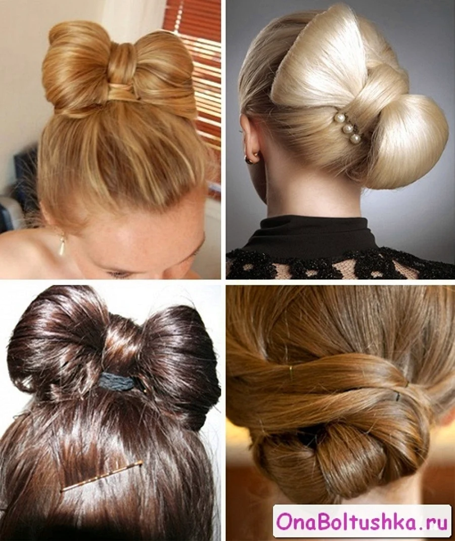 Бант из волос