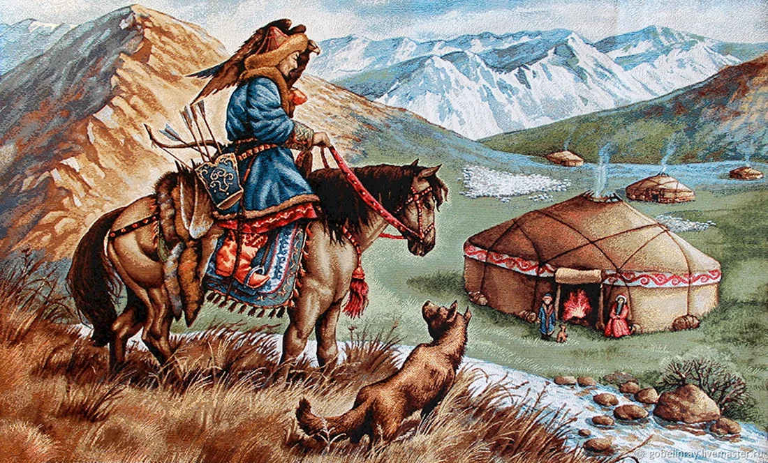 Башкирская живопись кочевье