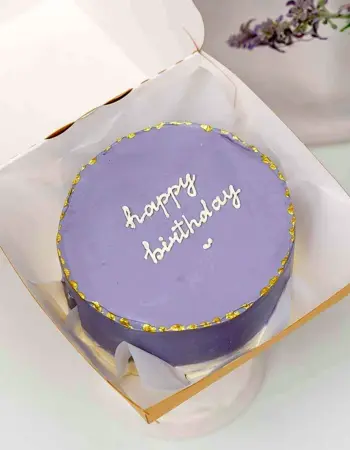 Бенто торт фиолетовый