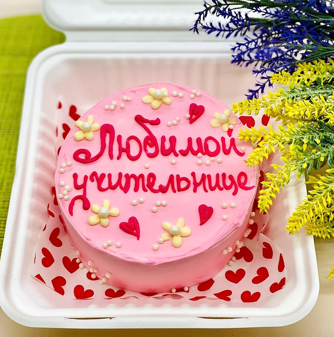 Бенто торт на день учителя