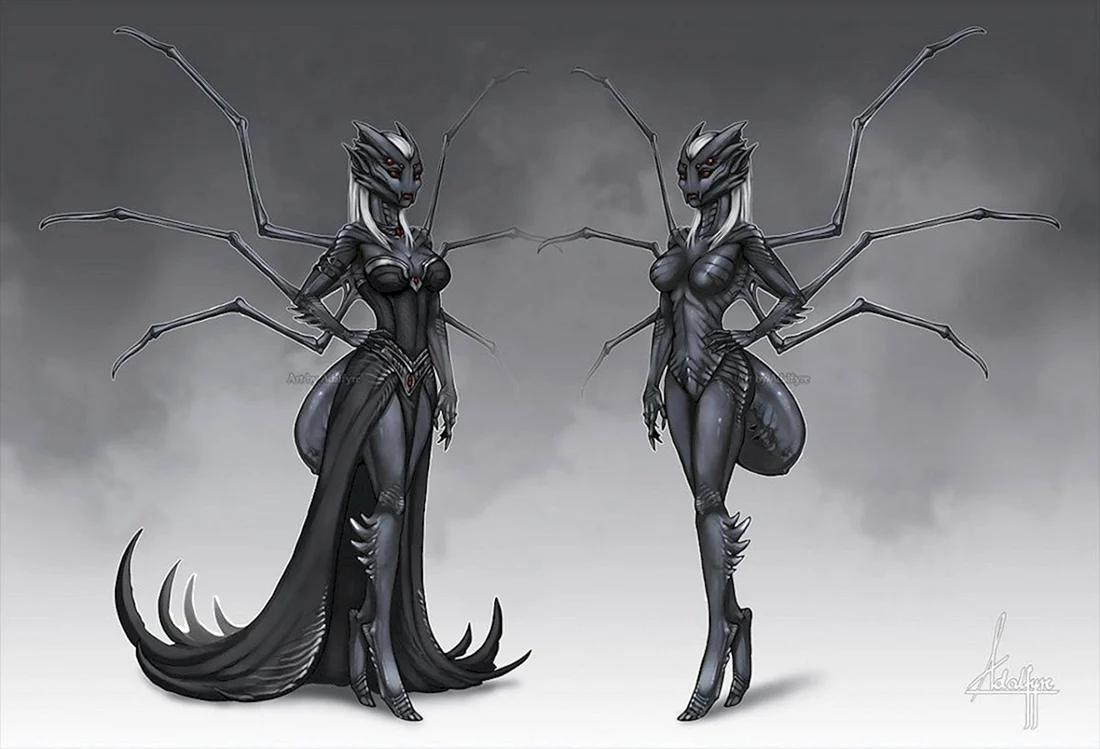 Богомол Monster girl Insectoid